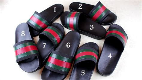 fake gucci slides for sale|the real gucci slides.